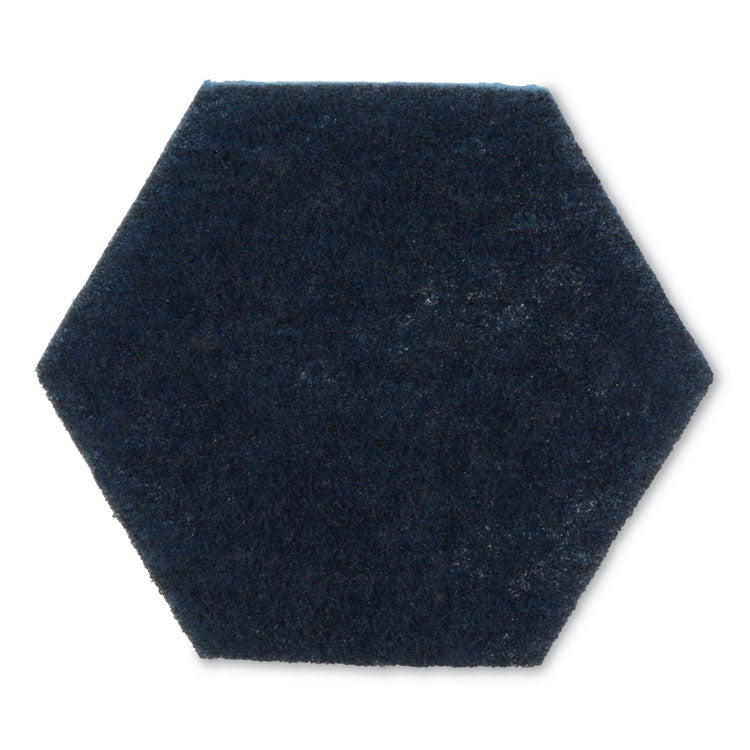 Low Scratch Scour Pad 2000HEX, 5.75 x 5, Blue, 15/Carton