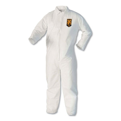 A40 Coveralls with Open Wrists and Ankles, Medium, White, 25/Carton