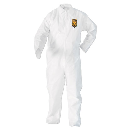 A20 Breathable Particle Protection Coveralls, Zip Front, Elastic Wrists and Ankles, 2X-Large, White