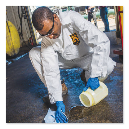 A40 Coveralls, Elastic Wrists/Ankles, X-Large, White