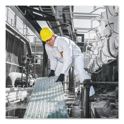 A20 Breathable Particle Protection Coveralls, Zip, Open Wrists/Ankles, 4X-Large, White, 20/Carton