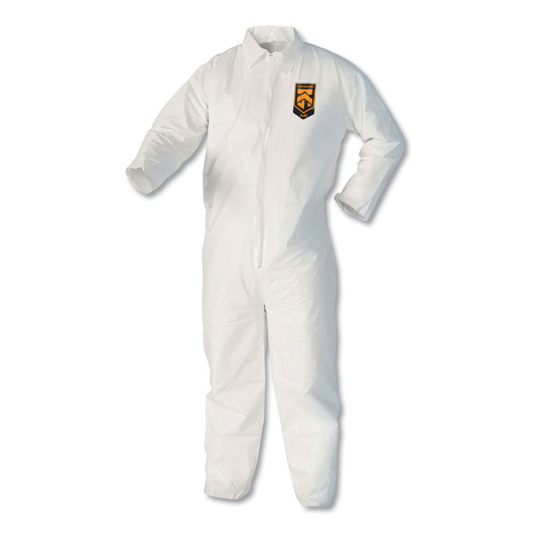 A40 Coveralls, Open Wrists and Ankles, X-Large, White