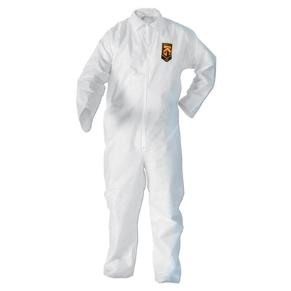 A20 Breathable Particle Protection Coveralls, Zip Front, Elastic Wrists and Ankles, X-Large, White