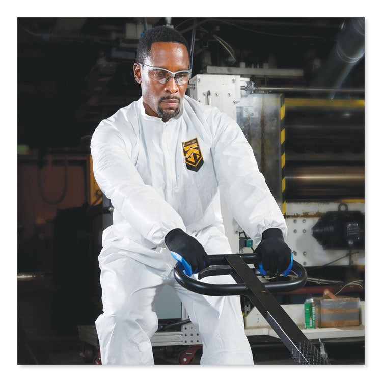 A40 Coveralls with Open Wrists and Ankles, Medium, White, 25/Carton