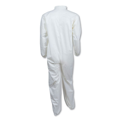 A40 Elastic-Cuff and Ankles Coveralls, 3X-Large, White, 25/Carton