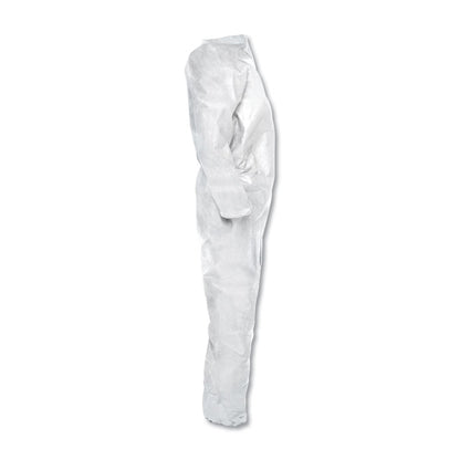 A20 Breathable Particle Protection Coveralls, Zip Front, Elastic Wrists and Ankles, X-Large, White