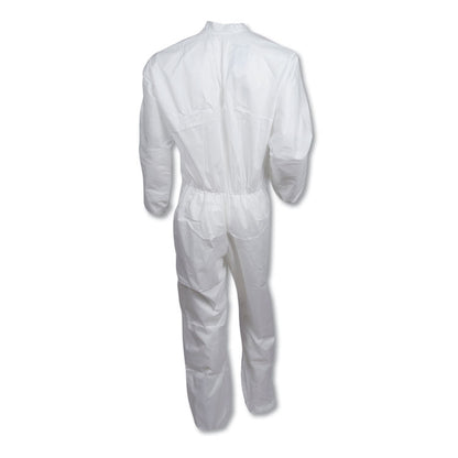 A40 Coveralls with Open Wrists and Ankles, Medium, White, 25/Carton