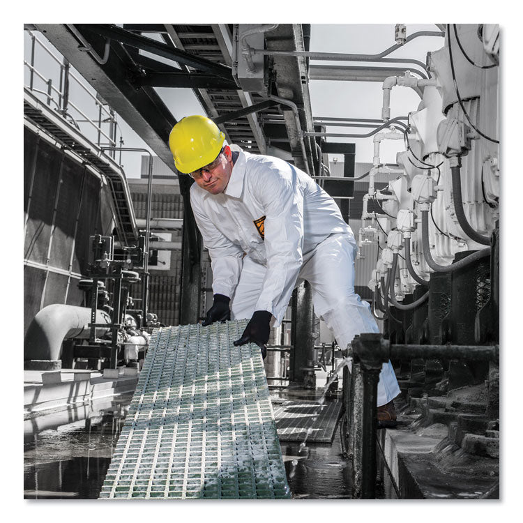 A20 Breathable Particle Protection Coveralls, Zip, Open Wrists/Ankles, Medium, White, 24/Carton