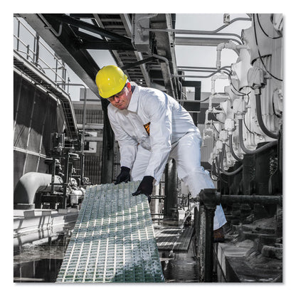 A20 Breathable Particle Protection Coveralls, Zip, Open Wrists/Ankles, Medium, White, 24/Carton