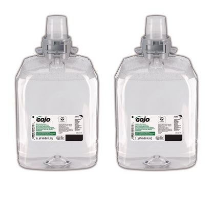 Green Certified Foam Hand Cleaner, Refill for GOJO FMX-20 Push-Style Dispenser, Unscented, 2,000 mL, 2/Carton