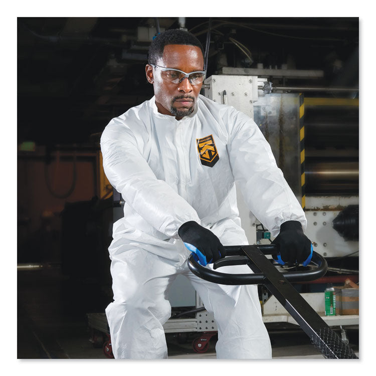 A20 Breathable Particle Protection Coveralls, Zip Front, Elastic Wrists and Ankles, X-Large, White