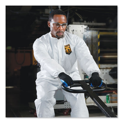 A20 Breathable Particle Protection Coveralls, Zip Front, Elastic Wrists and Ankles, X-Large, White