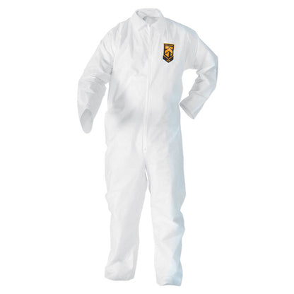 A20 Breathable Particle Protection Coveralls, Zip, Open Wrists/Ankles, 3X-Large, White, 20/Carton