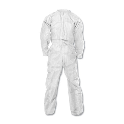 A20 Breathable Particle Protection Coveralls, Zip, Open Wrists/Ankles, 4X-Large, White, 20/Carton