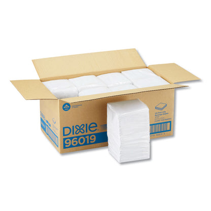BevNap Beverage Napkins, 1-Ply, 9.5 x 9.5, White, 4,000/Carton