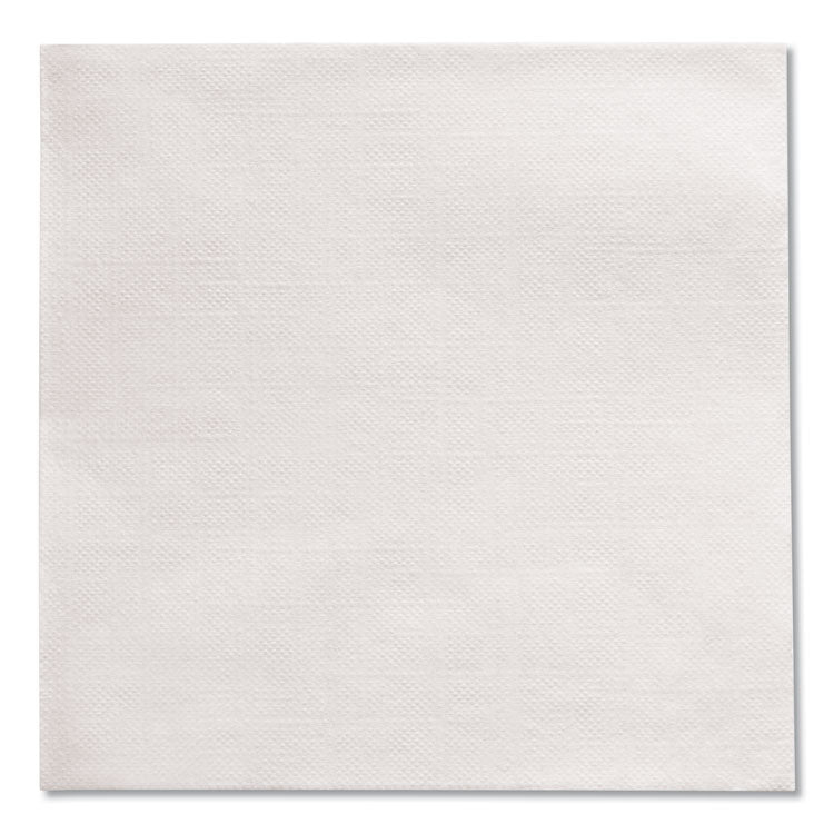 BevNap Beverage Napkins, 1-Ply, 9.5 x 9.5, White, 4,000/Carton