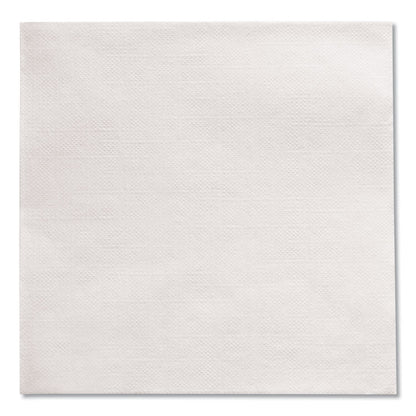 BevNap Beverage Napkins, 1-Ply, 9.5 x 9.5, White, 4,000/Carton