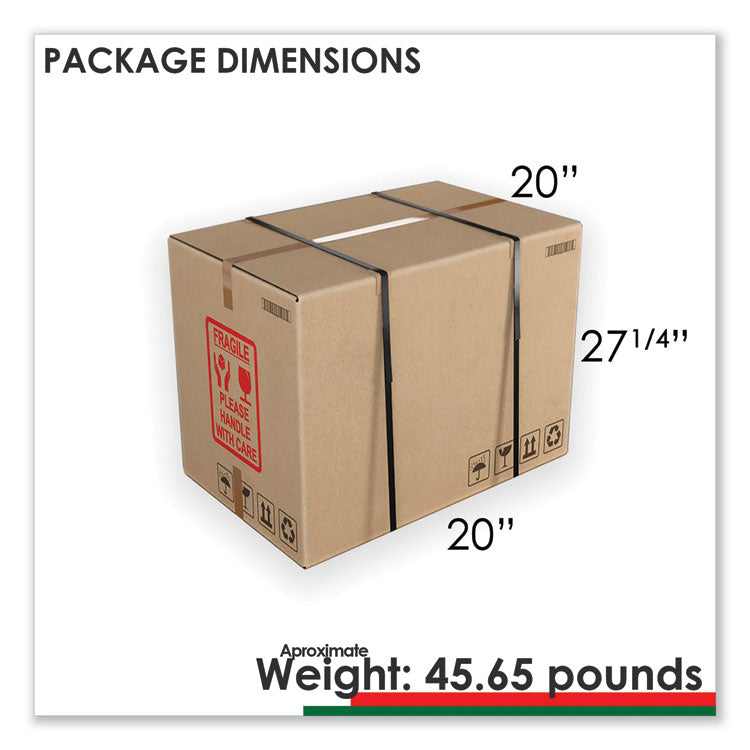 Urban Mobile File Pedestal, Left or Right, 2-Drawers: Box/File, Legal/A4, Natural Walnut, 16" x 15.25" x 23.75"