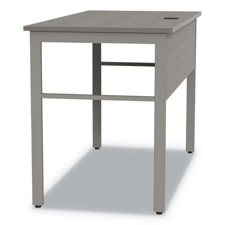 Urban Series Desk Workstation, 47.25" x 23.75" x 29.5", Ash