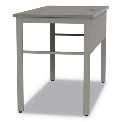 Urban Series Desk Workstation, 47.25" x 23.75" x 29.5", Ash