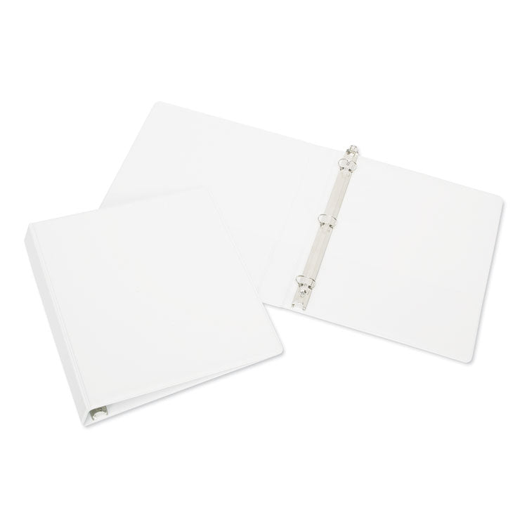 7510015107492, SKILCRAFT Round Ring Binder, 3 Rings, 1" Capacity, 11 x 8.5, White