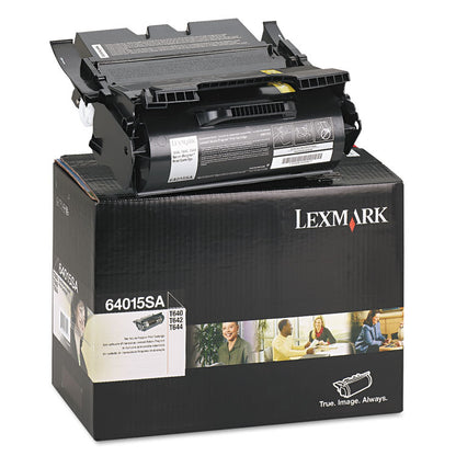 64015SA Return Program Toner, 6,000 Page-Yield, Black