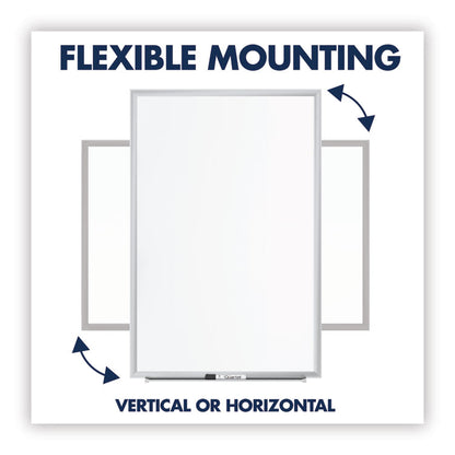 Classic Series Total Erase Dry Erase Boards, 72" x 48", White Surface, Anodized Aluminum Frame