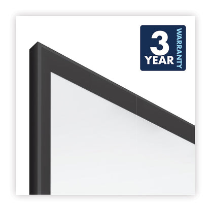 Classic Series Total Erase Dry Erase Boards, 60" x 36", White Surface, Black Aluminum Frame