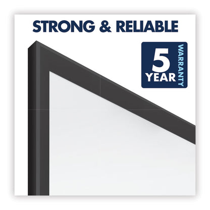 Classic Series Nano-Clean Dry Erase Board, 48" x 36", White Surface, Black Aluminum Frame