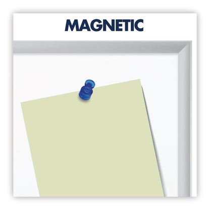 Classic Series Nano-Clean Dry Erase Board, 72" x 48", White Surface, Satin Aluminum Frame