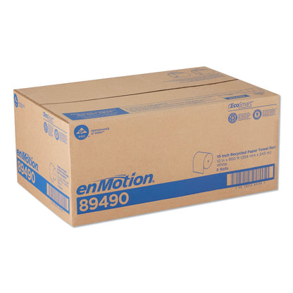 enMotion High Capacity Paper Towel Rolls, 1-Ply, 10" x 800 ft, White, 6 Rolls/Carton