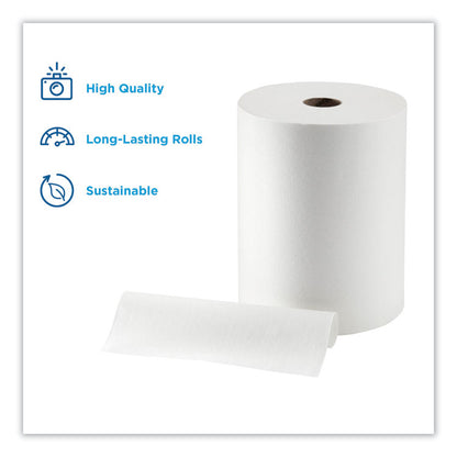 enMotion Paper Towel High Capacity Rolls, 1-Ply, 10" x 800 ft, White, 6 Rolls/Carton