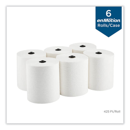 enMotion Paper Towels, 1-Ply, 8.25" x 420 ft, White, 6 Rolls/Carton