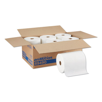 enMotion High Capacity Paper Towel Rolls, 1-Ply, 10" x 800 ft, White, 6 Rolls/Carton