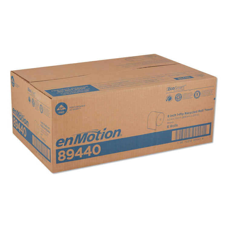 enMotion EPA Compliant Touchless Roll Towels, 8.25" x 700 ft, Brown, 6/Carton