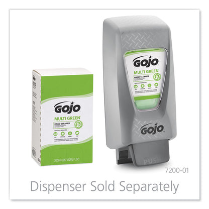 MULTI GREEN Hand Cleaner, Refill for PRO TDX Push Style Dispenser, Citrus Solvent with Natural Pumice, 2,000 mL, 4/Carton