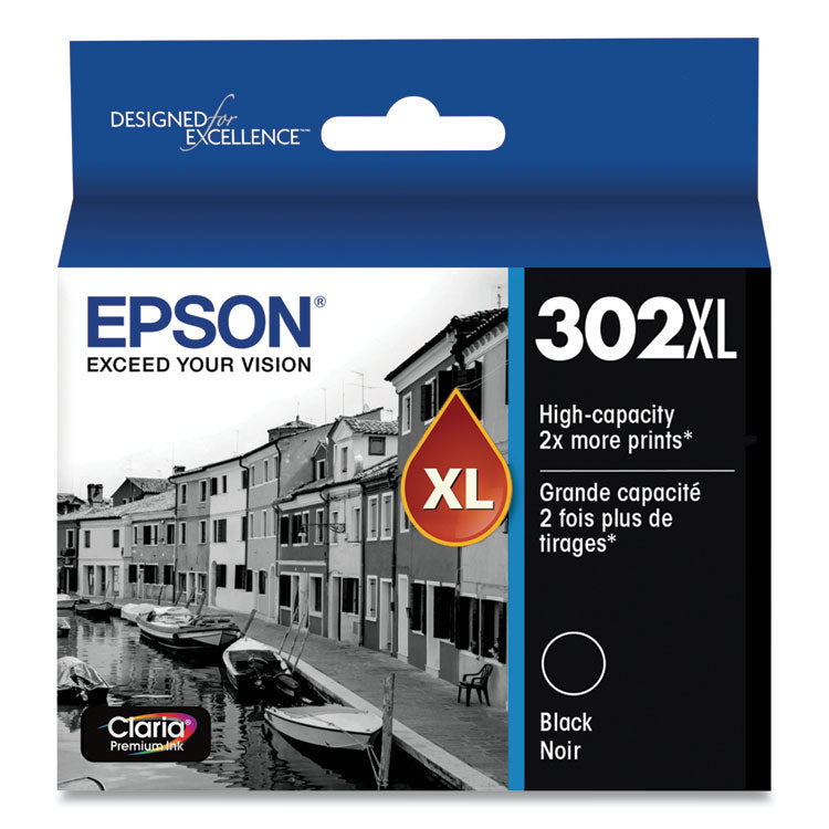 T302XL020-S (T302XL) Claria High-Yield Ink, Black