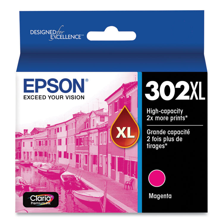 T302XL320-S (T302XL) Claria High-Yield Ink, Magenta