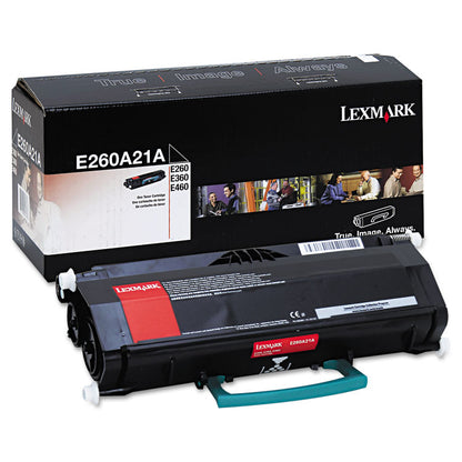 E260A21A Toner, 3,500 Page-Yield, Black
