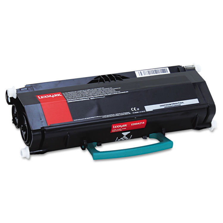 E260A21A Toner, 3,500 Page-Yield, Black