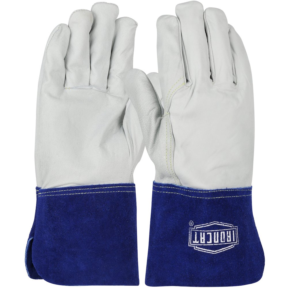 PIP Goatskin MIG/TIG Weldingglove Wing Thumb 4" C, 12 Pairs/Dozen