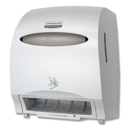 Electronic Towel Dispenser, 12.7 x 9.57 x 15.76, White