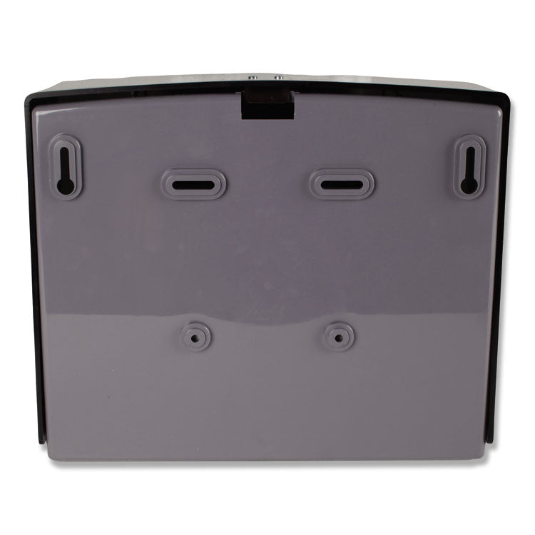 Scottfold Folded Towel Dispenser, 10.75 x 4.75 x 9, Black