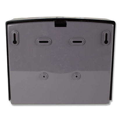 Scottfold Folded Towel Dispenser, 10.75 x 4.75 x 9, Black