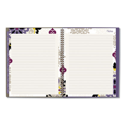 Vienna Weekly/Monthly Appointment Book, Geometric Artwork, 11 x 8.5, Purple/Tan Cover, 12-Month (Jan to Dec): 2026