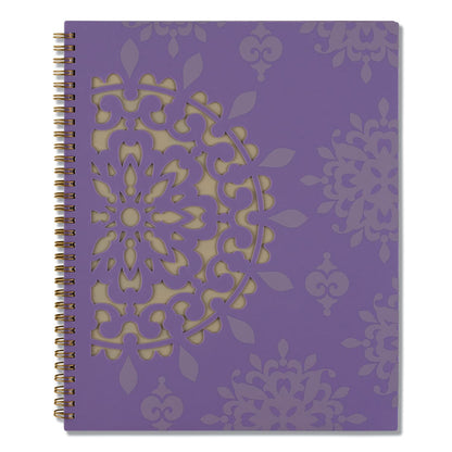Vienna Weekly/Monthly Appointment Book, Geometric Artwork, 11 x 8.5, Purple/Tan Cover, 12-Month (Jan to Dec): 2026