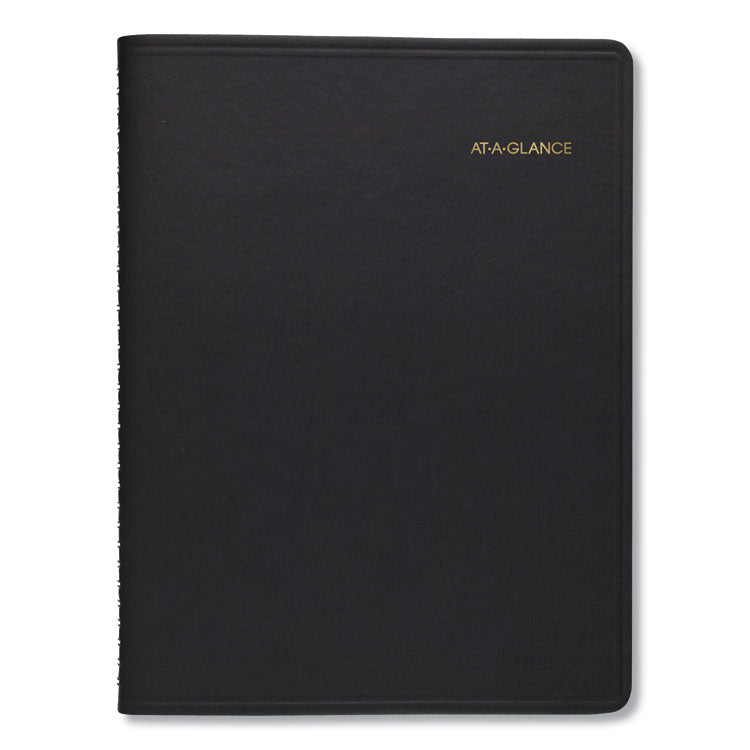 Two-Person Group Daily Appointment Book, 11 x 8, Black Cover, 12-Month (Jan to Dec): 2026