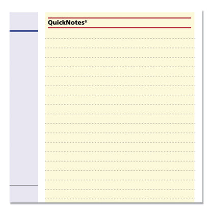 QuickNotes Mini Erasable Wall Planner, 16 x 12, White/Blue/Yellow Sheets, 12-Month (Jan to Dec): 2026