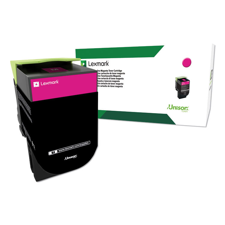 80C1HM0 Return Program High-Yield Toner, 3,000 Page-Yield, Magenta