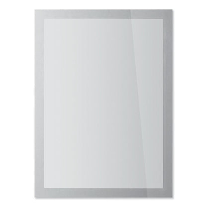 DURAFRAME SUN Sign Holder, 8.5 x 11, Silver Frame, 2/Pack